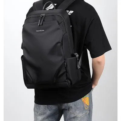 Мужской простой модный трендовый рюкзак, компьютерная сумка, школьная  сумка, нейлоновый деловой рюкзак – лучшие товары в онлайн-магазине Джум Гик