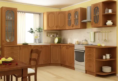 Модульная кухня \"Барселона\" (белое дерево) купить недорого - «Мебель НСК» в  Новосибирске