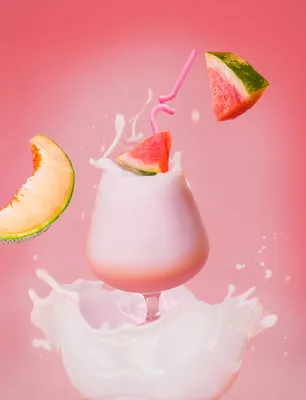 Реклама молочных коктейлей для одного бренда.. Фотограф Оксана Сироткина