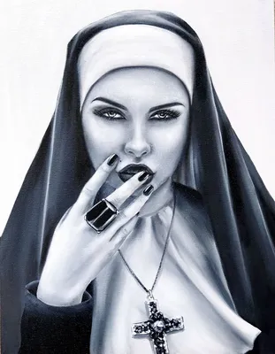 Монахиня (dark). 17 Идей для фотосессии. | Ада Дрэгон. Фотография в крови |  Дзен