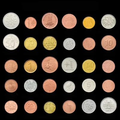 World 30 шт Оригинальные монеты разных стран, монеты для коллекции,  подарок, новинка | AliExpress