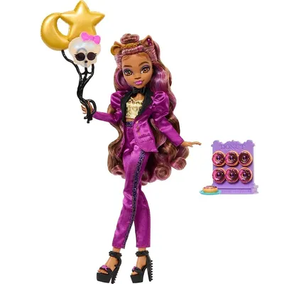 Купить кукла Monster High Клодин Вульф - Первый день в школе DNW97 DVH23,  цены на Мегамаркет