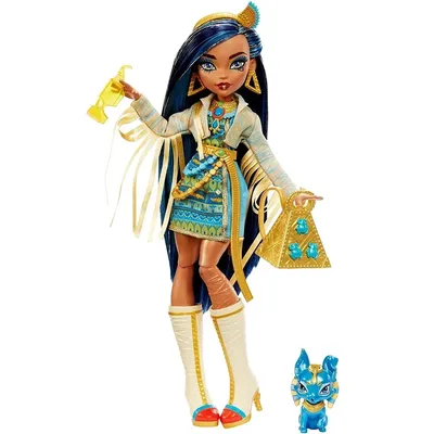 Кукла Монстр Хай Клео де Нил (3-е поколение, 2022) (Monster High Doll Cleo  De Nile) купить в Минске