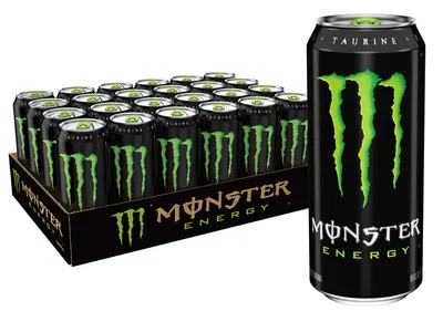 Monster Energy, Original, Energy Drink, 12 fl oz, 6 Pack - Walmart.com