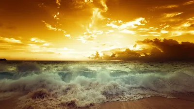 Картинки море, небо, природа, широкоформатные - обои 2560x1440, картинка  №134823