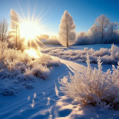 Зимнее утро Мороз и солнце; день чудесный! Ещё ты дремлешь, друг прелестный  — Пора,.. | Я люблю русский язык! | ВКонтакте