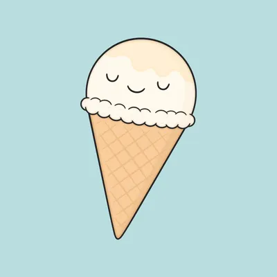 Рисунки мороженого для срисовки - 48 фото