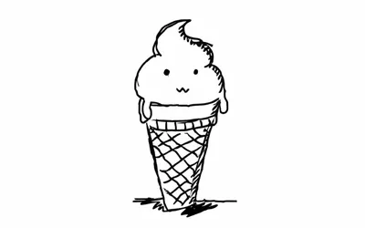 Рисунки мороженое для срисовки легкие и красивые - 59 фото