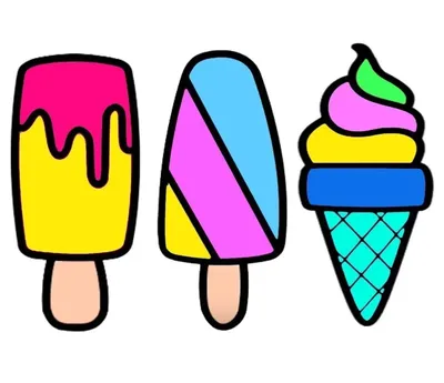 Как нарисовать мороженое | Drawingforall.ru | Мороженое, Легкие рисунки,  Рисунки