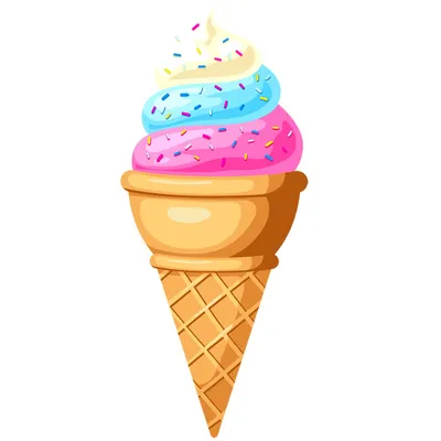 Легкий рисунок мороженого - 59 фото