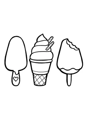 Векторная Иллюстрация С Рисованные Мороженое — стоковая векторная графика и  другие изображения на тему Мороженое - Мороженое, Набросок, 2015 - iStock
