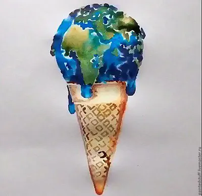 Человек делает мороженое, картинка из…» — создано в Шедевруме