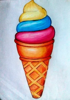 Рисуем акварелью мороженое с шариком в виде Земли: Мастер-Классы в журнале  Ярмарки Мастеров