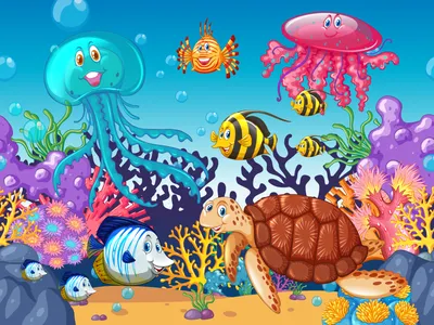 морские животные | Удоба - бесплатный конструктор образовательных ресурсов