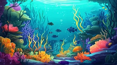 Морское дно моря или океана с коралловым рифом взгляд голубых цветов мягкий  подводный Стоковое Фото - изображение насчитывающей рыбы, подводно:  139724942