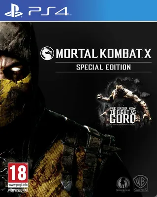 Mortal Kombat X Special Edition (PS4) купить, цены на Игры на PS4 с  доставкой в интернет магазине игровых приставок SUPER