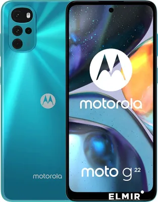 Мобильный телефон Motorola Moto G22 4/64GB Iceberg Blue (PATW0030UA) купить  | ELMIR - цена, отзывы, характеристики