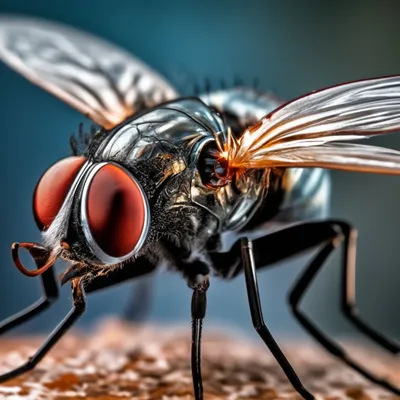 Весьма увеличение - муха разбойника Стоковое Фото - изображение  насчитывающей цветы, насекомое: 102921576