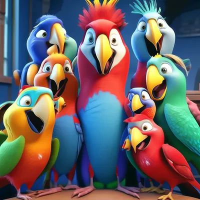 Мультфильм 38 попугаев» — создано в Шедевруме