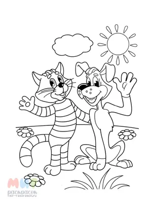 Мультфильм Том и Джерри — раскраска для детей. Распечатать бесплатно.