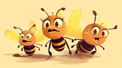 Картинка Пчелы Мультфильмы