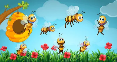 Прикольные картинки про пчелок (51 фото) » Юмор, позитив и много смешных  картинок