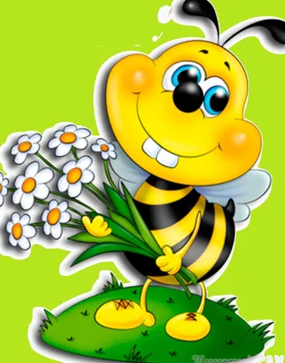 Пчелка рисунок для детей - 54 фото