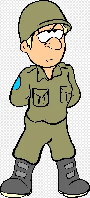 Soldier Cartoon Q-version, Глаза впереди мультяшных солдат,  мультипликационный персонаж, игра, люди png | Klipartz