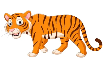 тигры мультяшный рисунок настоящего мультипликационного персонажа тигров,  картинка мультяшного тигра, мультфильм, животное фон картинки и Фото для  бесплатной загрузки