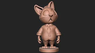 Забавный и милый мультяшный кот, созданный для Майи 3D Модель $79 - .ma -  Free3D
