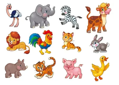 Картинки животных рисунки для детей (48 фото) » рисунки для срисовки на  Газ-квас.ком