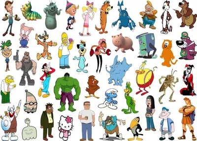 Коллекция аватаров мультяшных персонажей из 4 человек PNG , аватар  мультипликационного персонажа, персонаж, аватар PNG картинки и пнг рисунок  для бесплатной загрузки