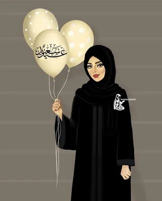 Красивый образ арабской мусульманки Векторное изображение ©tachyglossus  36068219