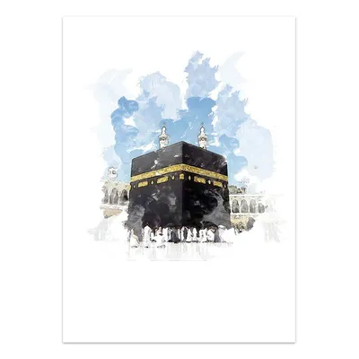 Мусульманская Настенная картина Ayatul Kursi Настенная Наклейка арабская  каллиграфия подарок для Рамадана украшение для дома мусульманские свадебные  обои | AliExpress