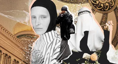 Портрет Молодой Мусульманки Носящей Хиджаб Изолированном Белом Фоне Высокое  Качество стоковое фото ©.shock 609316652
