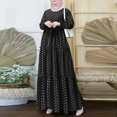 Купить Модная женская молитвенная одежда с хиджабом, мусульманская одежда  для женщин, длинная одежда, турецкие исламские платья, Ид, Дубай, кафтан,  женщина | Joom