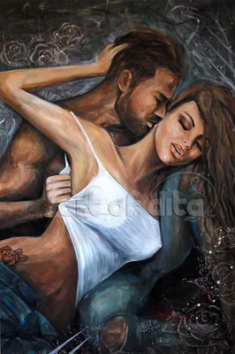 Мужчина и женщина, любовь и страсть» — создано в Шедевруме
