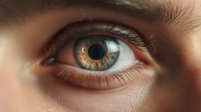 Мужской глаз зелëного цвета со …» — создано в Шедевруме