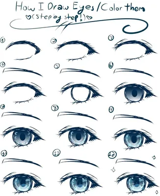 Eyes anime глаза аниме референс | Рисование глаз аниме, Рисование глаза,  Рисовать глаза