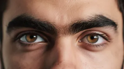 Красивый синий мужской глаз крупным планом :: Стоковая фотография ::  Pixel-Shot Studio