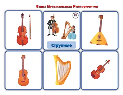 Les instruments de musique- музыкальные инструменты на французском