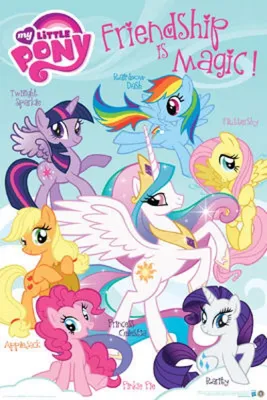 My Little Pony - Friendship Poster Print (24 x 36) - Walmart.com