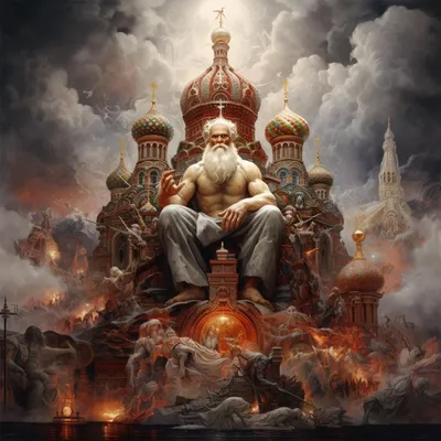 Карманная фляжка ZVO \"Мы русские! С нами Бог!\"