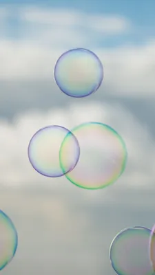 Скачать 938x1668 мыльные пузыри, абстракция, разноцветный обои, картинки  iphone 8/7/6s/6 for parallax