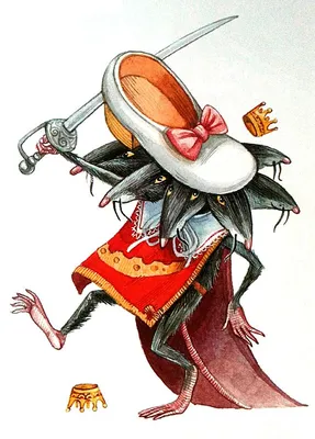Иллюстрация к сказке Э. Гофмана «Щелкунчик и Мышиный король»