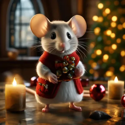 Иллюстрация Кошелевские мышки на Новый год в стиле детский |