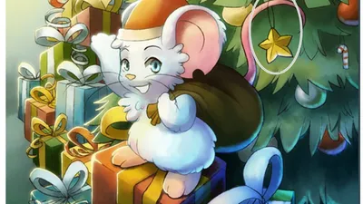 Купить новогоднюю мышь YAKUSHIGAMA |Доставка| Интернет - магазин JapMagic