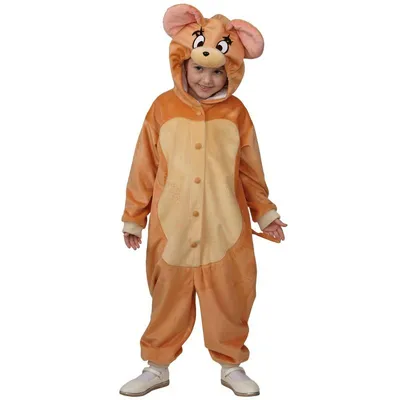 Детский костюм кигуруми Мышонок Джерри 23-26 купить в интернет магазине
