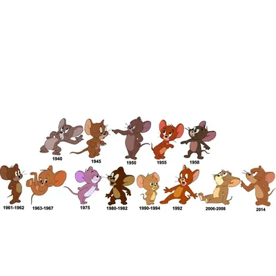 Эволюция мышонка Джерри. | Пикабу