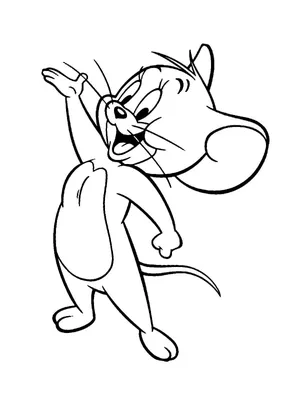 Раскраска Эскимо для мышонка распечатать - Том и Джерри